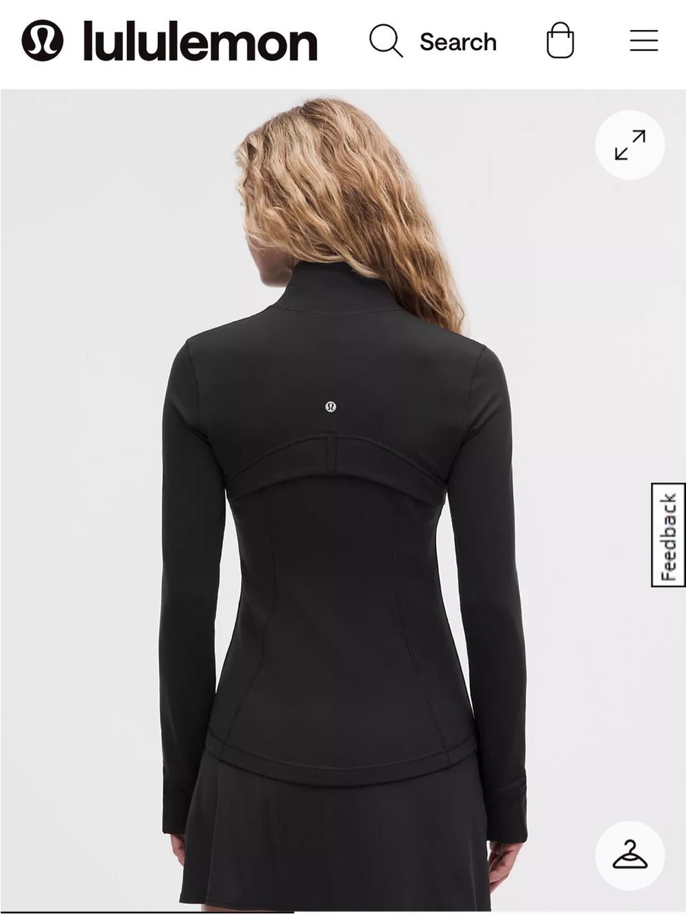 lululemon athletica Black Streamlined Fitted Jacket